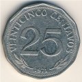 Боливия 25 сентаво 1971 год