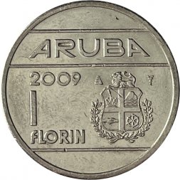 Аруба 1 флорин 2009 год