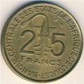Западная Африка 25 франков 1971 год