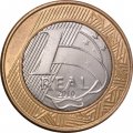 Бразилия 1 реал 2010 год - Символ Республики
