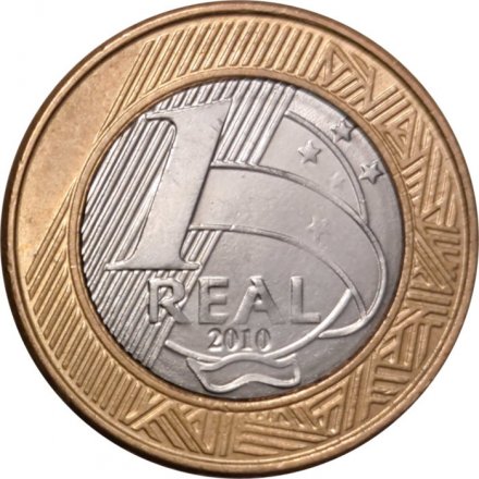 Бразилия 1 реал 2010 год - Символ Республики