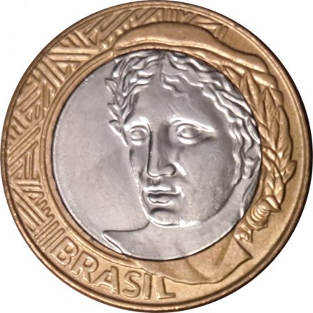 Бразилия 1 реал 2010 год - Символ Республики