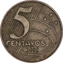 Бразилия 5 сентаво 2005 год - Тирадентис