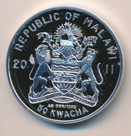 Малави 50 квач 2011 год - 50 лет первому полету человека в космос