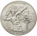 Либерия 5 долларов 2000 год - XXVII Летние Олимпийские игры в Сиднее 2000 года. Метание копья (сертификат)