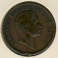 Баден 1 крейцер 1856 год