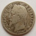 Франция 50 сантимов 1869 - Император Наполеон III