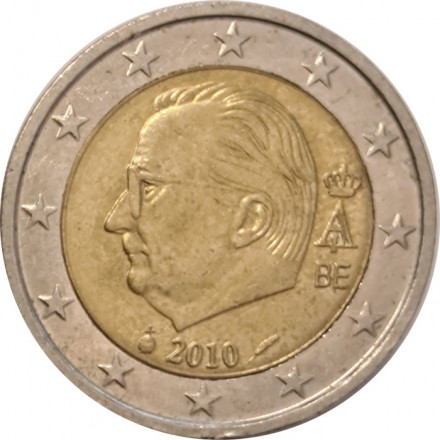 Бельгия 2 евро 2010 год