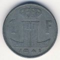 Бельгия 1 франк 1941 год BELGIQUE-BELGIE