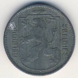 Бельгия 1 франк 1941 год BELGIQUE-BELGIE