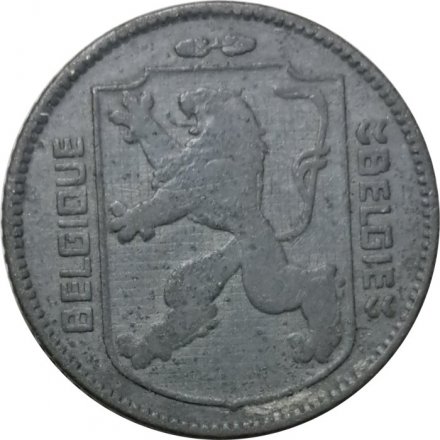 Бельгия 1 франк 1941 год BELGIQUE-BELGIE
