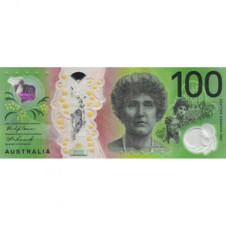 Австралия 100 долларов 2020 год - Нелли Мелба. Джон Монаш - UNC