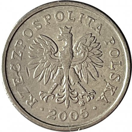 Польша 20 грошей 2005 год