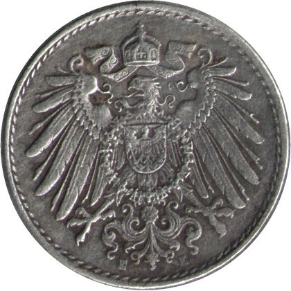 Германия 5 пфеннигов 1922 год (E)