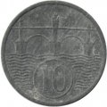 Богемия и Моравия 10 геллеров 1943 год