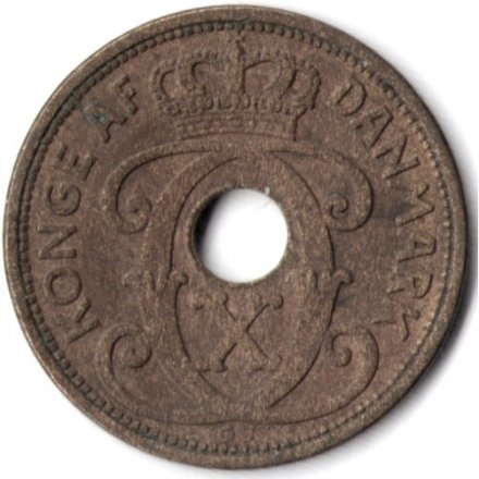 Дания 2 эре 1927 год (HCN)