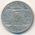 Ватикан 100 лир 1993 год - Папа Иоанн Павел II. Добродетельная жизнь