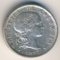 Колумбия 10 сентаво 1897 год