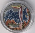 Россия 25 рублей 2014 год - Олимпийский факел (лёд и пламя)