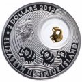 Ниуэ 2 доллара 2012 год - Монеты на счастье - Слоник (в буклете)