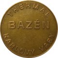 Жетон Bazen. Термальные воды. Карловы Вары. Чехия
