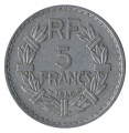 Франция 5 франков 1946 год (без отметки МД)