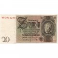 Веймарская Республика 20 рейхсмарок 1929 год - XF-