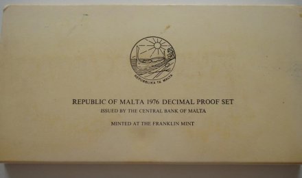 Мальта набор 1976 года из 9 монет (Proof Пруф)