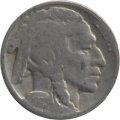 США 5 центов 1925 год - Buffalo Nickel (Без отметки монетного двора)
