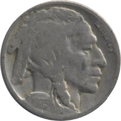 США 5 центов 1925 год - Buffalo Nickel (Без отметки монетного двора)