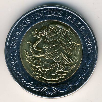Мексика 5 песо 2008 год - Мариано Матаморос