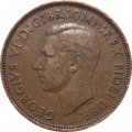 Великобритания 1/2 пенни 1950 год