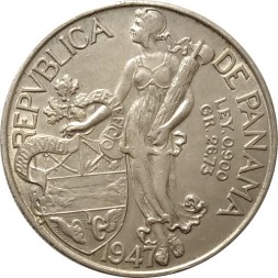 Панама 1 бальбоа 1947 год - Васко Нуньес де Бальбоа