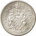 Канада 50 центов 1960 год