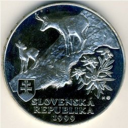 Словакия 500 крон 1999 год