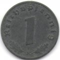 Третий Рейх 1 рейхспфенниг 1941 год (E)