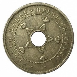 Бельгийское Конго 5 сентим 1927 год