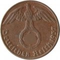 Третий Рейх 1 рейхспфенниг 1937 год (E)