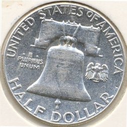 США 1/2 доллара 1958 год