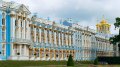 Санкт-Петербург «Екатеринский дворец» - Гравированная цветная монета 10 рублей в буклете