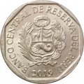 Перу 50 сентимо 2019 год