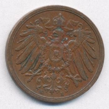 Германия 2 пфеннига 1910 год (E)