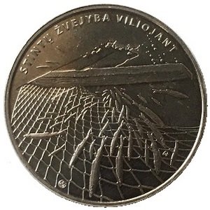 Литва 1,5 евро 2019 год - Ловля корюшки
