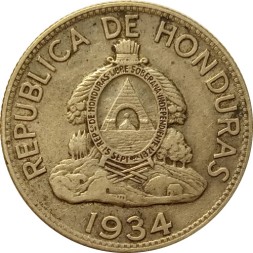 Гондурас 1 лемпира 1934 год