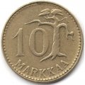 Финляндия 10 марок 1962 год