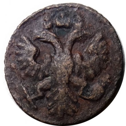 Полушка 1736 год Анна Иоанновна (1730 - 1740) - VF-
