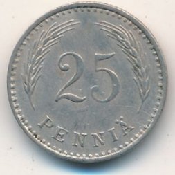 Финляндия 25 пенни 1926 год