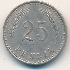 Финляндия 25 пенни 1926 год