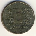Финляндия 5 марок 1973 год - Ледокол Урхо
