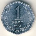 Чили 1 песо 2004 год